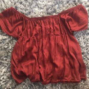 Off the shoulders shirt